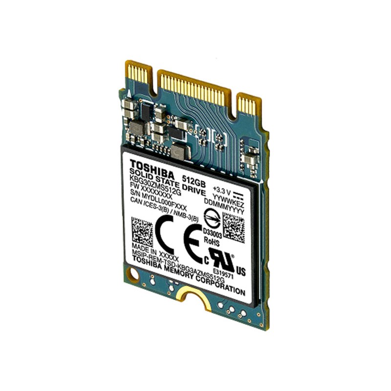 Solid State Drive Kbg3azms512g TOSHIBA 512GB SSD BG3 2230